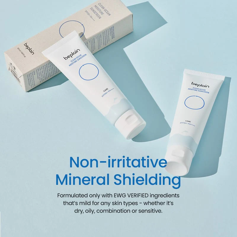 Beplain Clean Ocean Moisture Sunscreen SPF50+ 50ml - Image 3