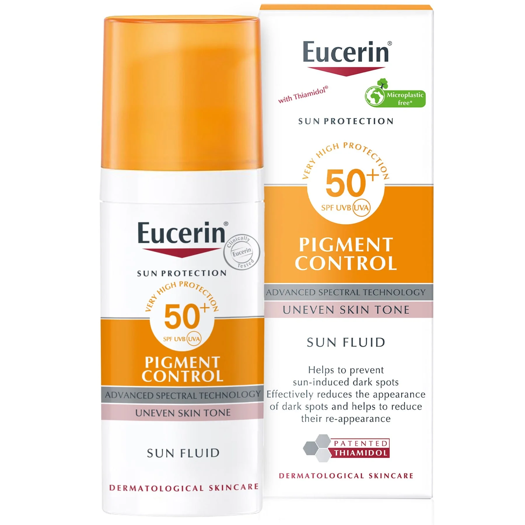 Eucerin Even Pigment Perfector Face Sun Fluid Sunscreen SPF50+ 50ml - Image 8
