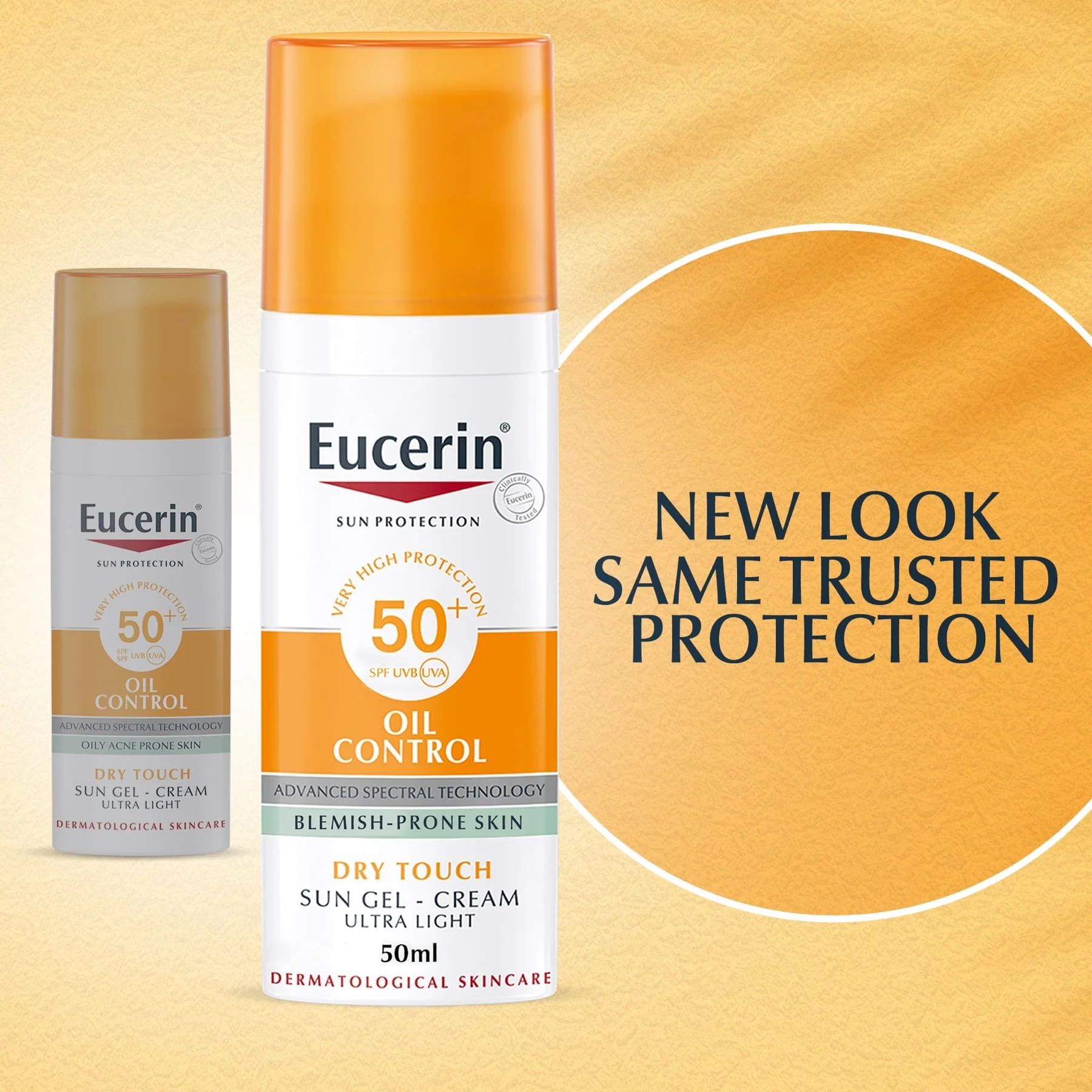 Eucerin Oil Control Sun Gel-Cream SPF 50+ 50ml - Image 5
