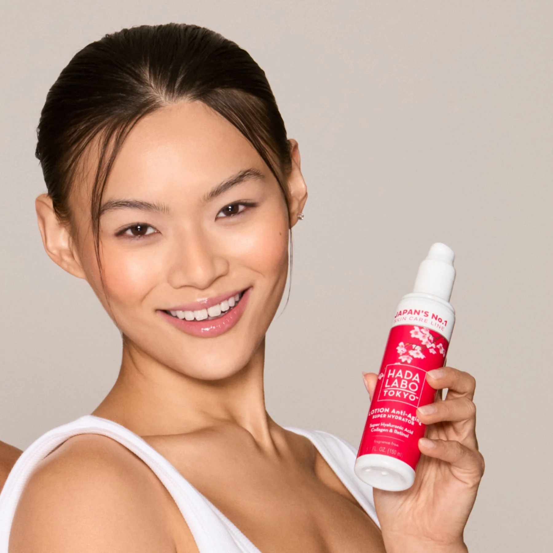 Hada Labo Tokyo Anti-Ageing Super Hydrator Lotion Face Cream 150ml - Image 3