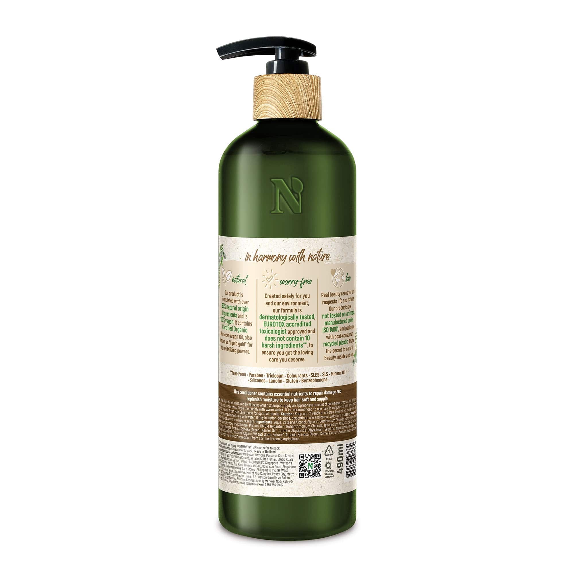 Naturals by Watsons Revitalising Conditioner Argan Very Dry, Damaged Hair - Image 4