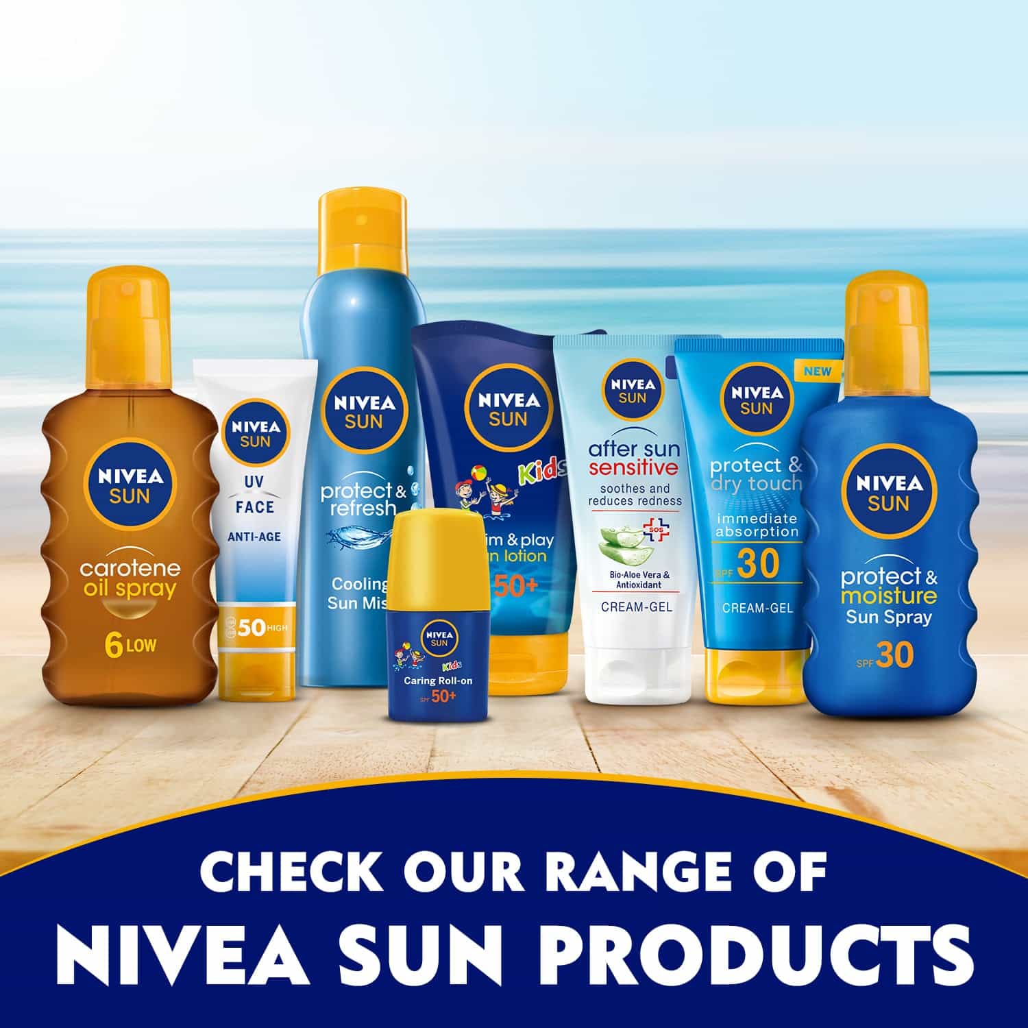 Nivea Sun Protect & Moisture Sun Lotion Sunscreen SPF50+ 200ml - Image 6