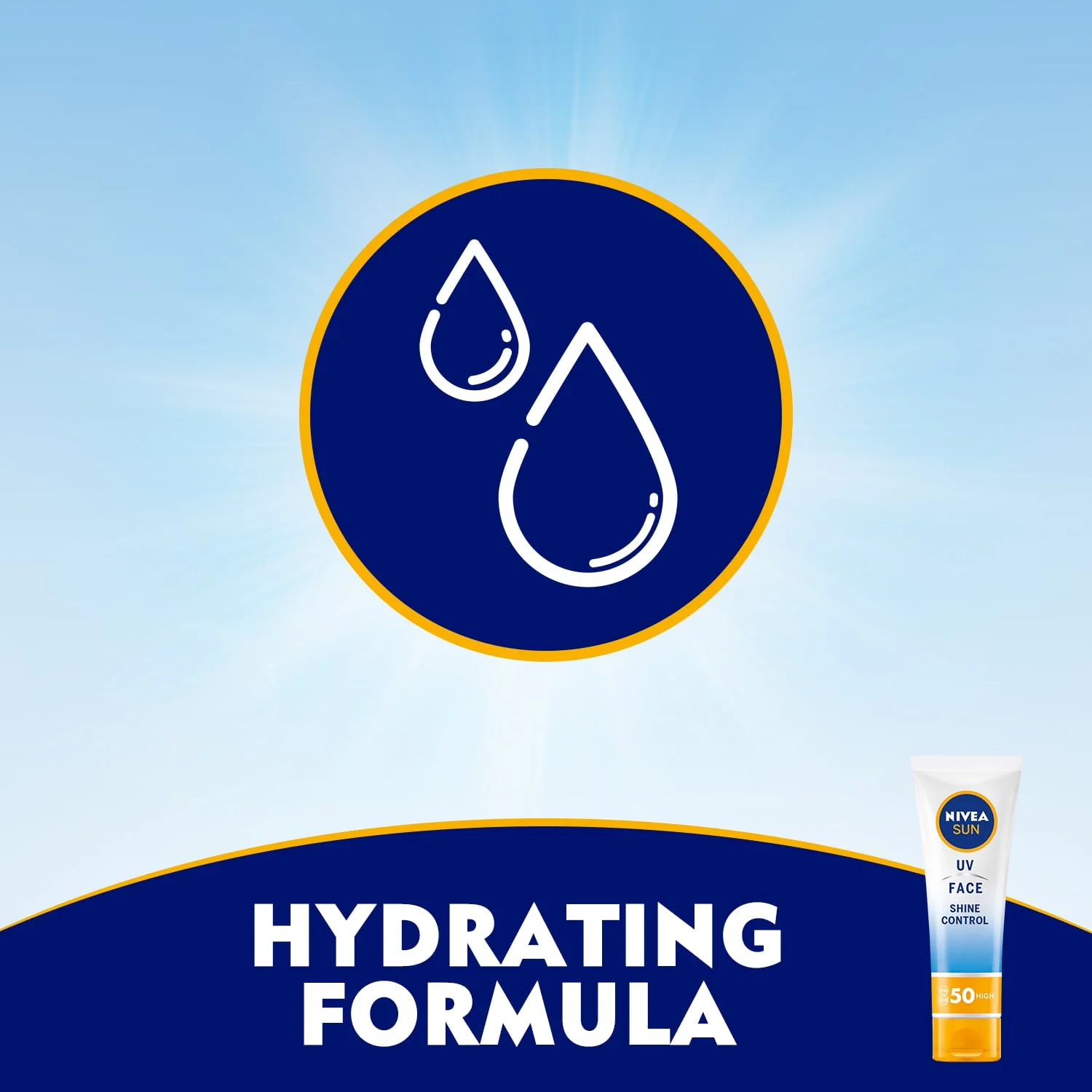 Nivea Sun UV Face Shine Control Sun Cream SPF50 50ml - Image 3