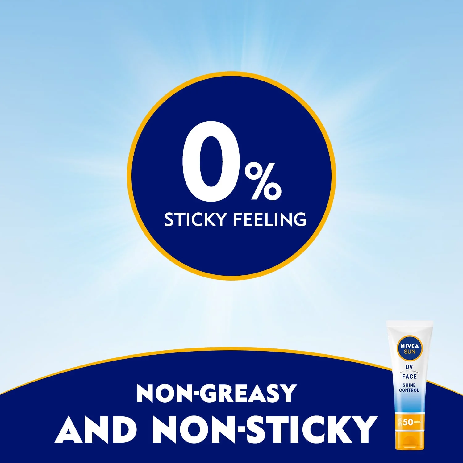 Nivea Sun UV Face Shine Control Sun Cream SPF50 50ml - Image 4