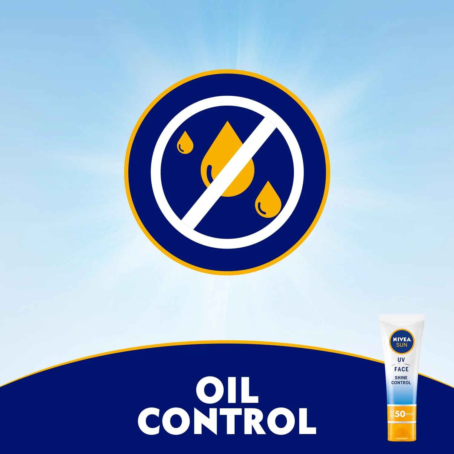 Nivea Sun UV Face Shine Control Sun Cream SPF50 50ml - Image 5
