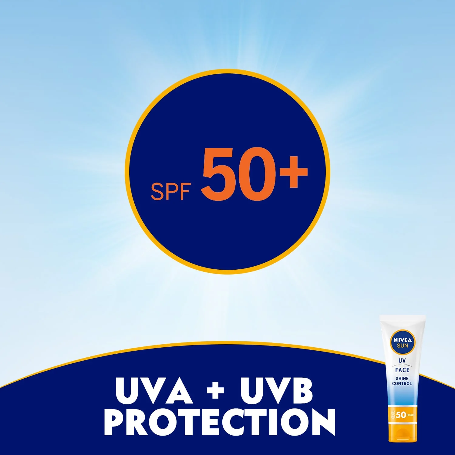 Nivea Sun UV Face Shine Control Sun Cream SPF50 50ml - Image 7