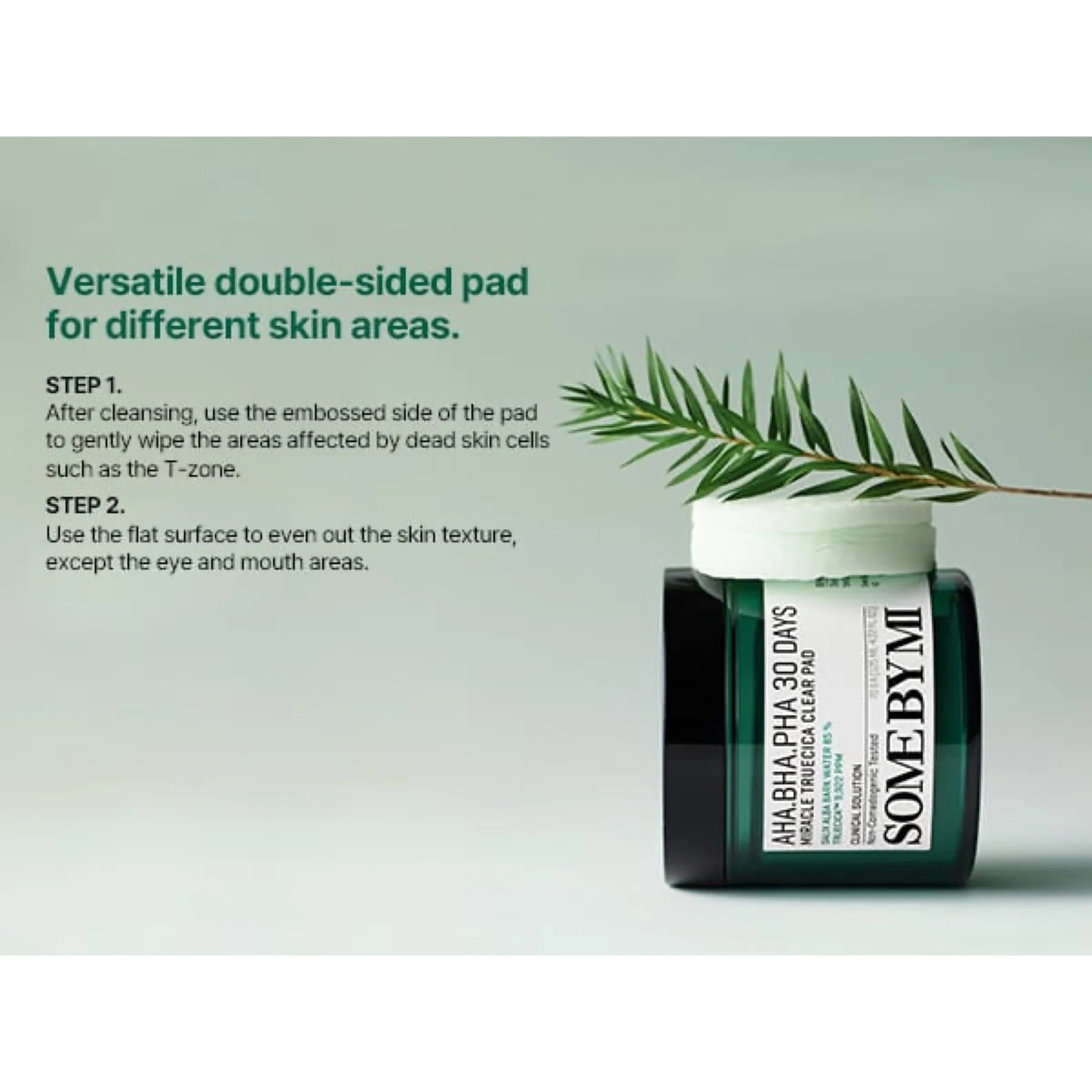 Some By Mi 30 Days Miracle Truecica Exfoliating Clear Pad Acne Treatment Wipes AHA-BHA-PHA 70pcs - Image 6