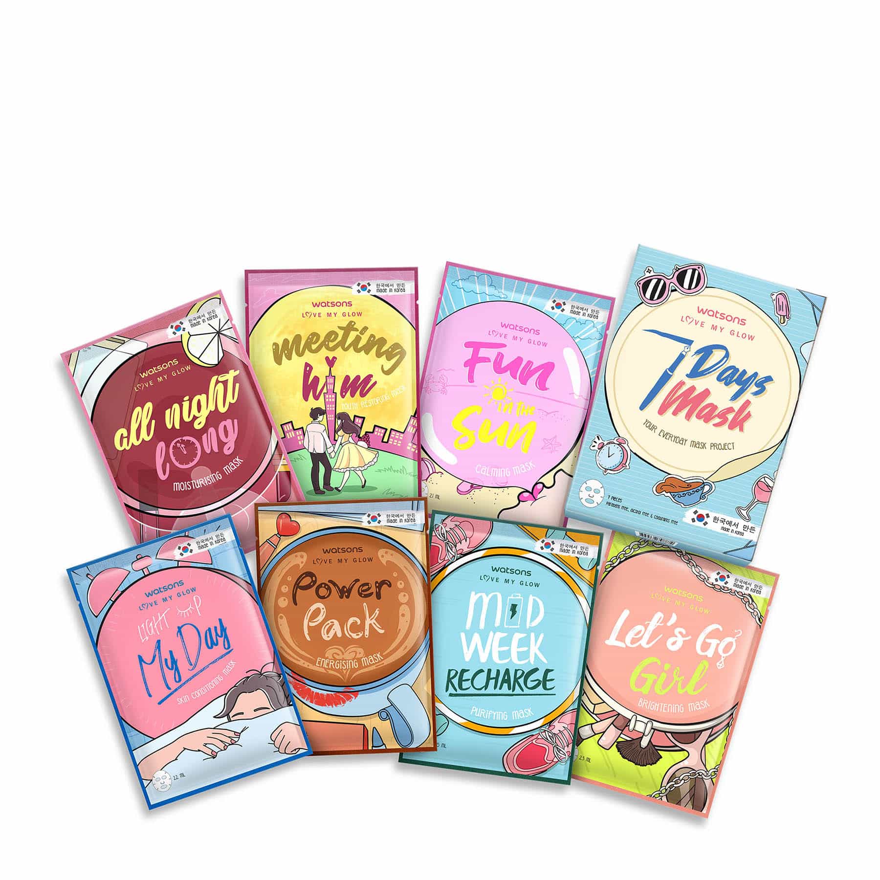 Watsons Love My Glow 7 Days Sheet Mask - Image 6